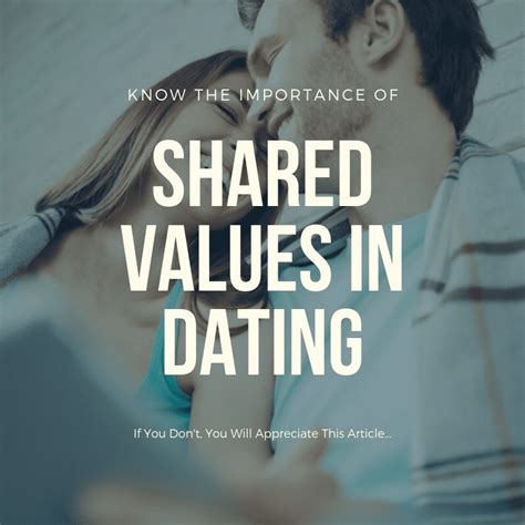 dating shared values